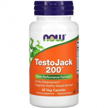 Комплекс NOW TestoJack 200, 200 мг - 60 капсул Комплекс NOW TestoJack 200, 200 мг - 60 капсул
