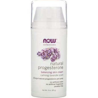 Крем NOW FOODS Natural Progesterone, Успокаивающий Аромат Лаванды, 3 унции, 85 г Крем NOW FOODS Natural Progesterone, Успокаивающий Аромат Лаванды, 3 унции, 85 г