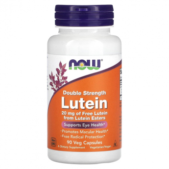 Лютеин двойной силы NOW FOODS LUTEIN 20 MG (FROM ESTERS) 90 VCAPS Лютеин двойной силы NOW FOODS LUTEIN 20 MG (FROM ESTERS) 90 VCAPS