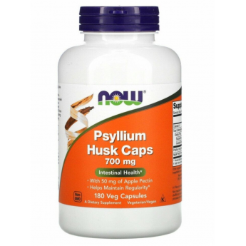 Псиллиум NOW FOODS PSYLLIUM HUSK 700mg + PECTIN 180 VCAPS Псиллиум NOW FOODS PSYLLIUM HUSK 700mg + PECTIN 180 VCAPS