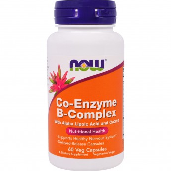 Витамин NOW B-Complex Co-Enzyme, 60 капсул Витамин NOW B-Complex Co-Enzyme, 60 капсул