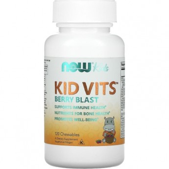 Витаминный комплекс NOW Kid Vits, 120 ягодных таблеток Витаминный комплекс NOW Kid Vits, 120 ягодных таблеток