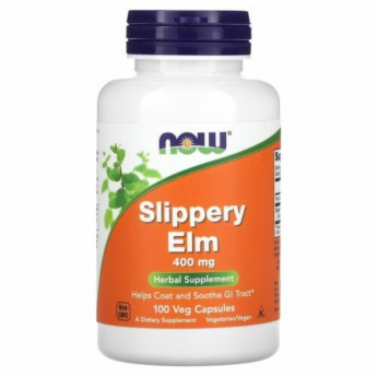Вяз красный NOW FOODS SLIPPERY ELM 400mg 100 VCAPS Вяз красный NOW FOODS SLIPPERY ELM 400mg 100 VCAPS